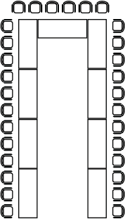 U-Shape Seating Arrangement